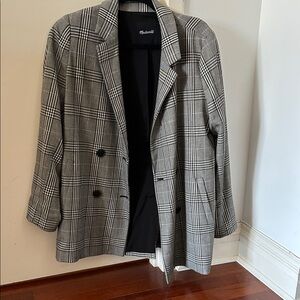 Madewell Plaid Blazer